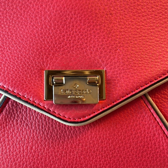 Kate Spade Bright Pink and Cream Handbag - Picture 2 of 10